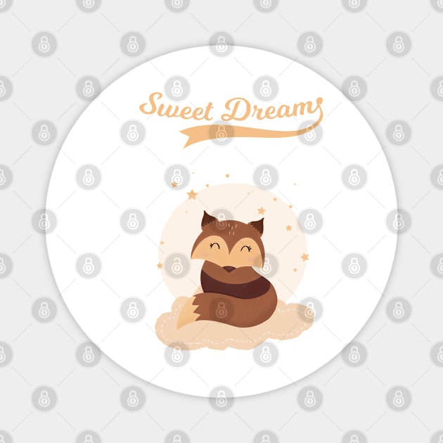 Sweet dreams baby Magnet by facyne